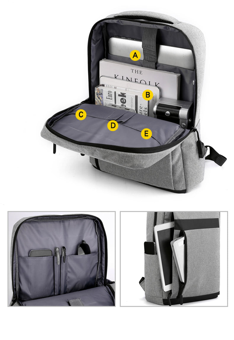 Offisupply™ - Multifunctional Waterproof Business Backpack / USB Charging Included