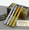 Offisupply™ - 12 Pcs/Set Gold and Silver Metallic Craftwork Art Marker Pen Graffiti