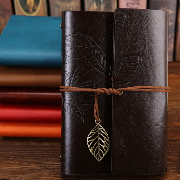 Offisupply™ - Vintage Travelers Notebook/Notepad with Leather Back