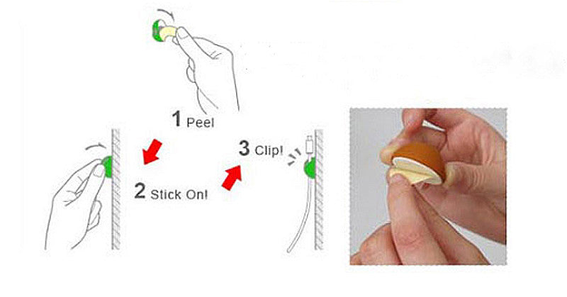 Offisupply™ 5Pcs Workstation Line holder and Organizer