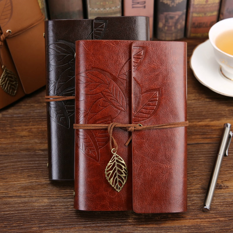 Offisupply™ - Vintage Travelers Notebook/Notepad with Leather Back