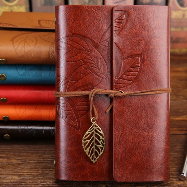 Offisupply™ - Vintage Travelers Notebook/Notepad with Leather Back