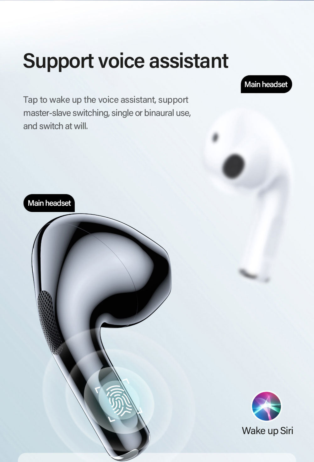 Offisupply™ - Original Lenovo LP40 Bluetooth Earphones With TWS Touch Control Airpods