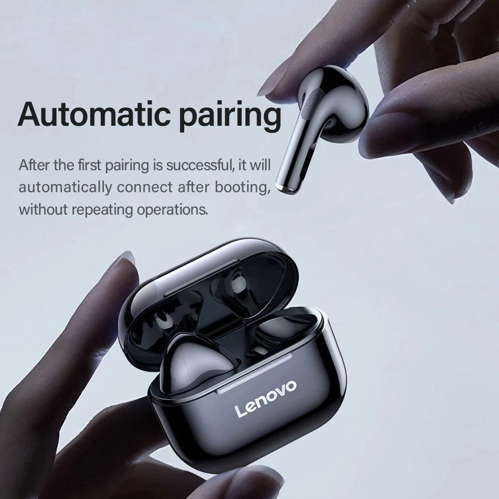 Offisupply™ - Original Lenovo LP40 Bluetooth Earphones With TWS Touch Control Airpods